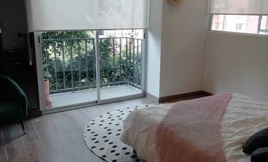 Departamento 2 recamaras 75m2 exterior con balcon en San Rafael