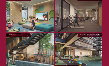 Departamento 2 recamaras 75m2 exterior con balcon en San Rafael