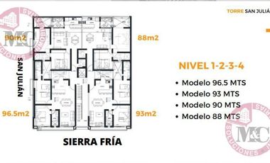 Departamento Penthouse en venta Fracc. Los Bosques Torre San Julián