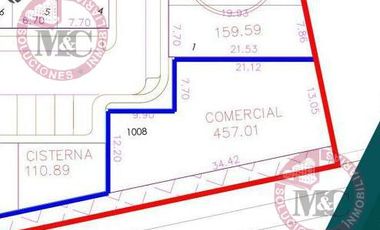 Terreno Comercial en Renta sobre Av. Solidaridad Hacienda el Cobano