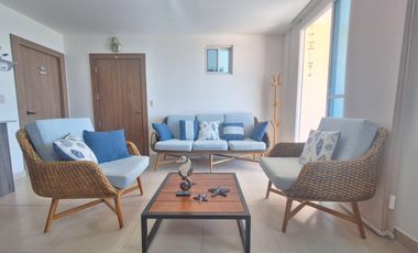Departamento en Alquiler Amoblado- Punta Blanca-3 dorm