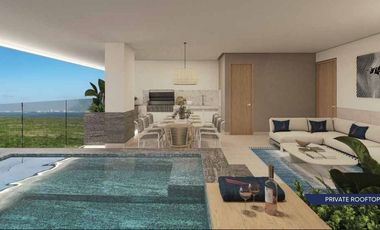 Departamento en Venta en Cancún, Nautica Residences, Frenta a la Laguna Nichupté
