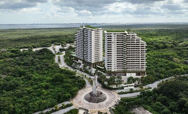 Departamento en Venta en Cancún, Nautica Residences, Frenta a la Laguna Nichupté