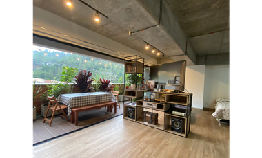 APARTAESTUDIO CON TERRAZA EN RENTA EN EL RETIRO