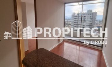 DEPARTAMENTO BARRIO EL LLANO SAN MIGUEL, 43M2, 1 DORMITORIO, 1 BAÑO, ESTACIONAMIENTO, BODEGA , PISO 14 METRO EL LLANO.