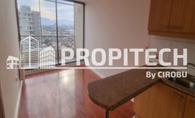 DEPARTAMENTO BARRIO EL LLANO SAN MIGUEL, 43M2, 1 DORMITORIO, 1 BAÑO, ESTACIONAMIENTO, BODEGA , PISO 14 METRO EL LLANO.