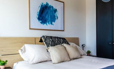 Arriendo Moderno Departamento, 2 dormitorios 1 baño, Ñuñoa.