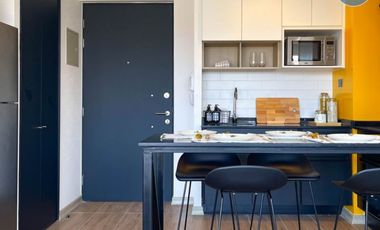 Arriendo Moderno Departamento, 2 dormitorios 1 baño, Ñuñoa.