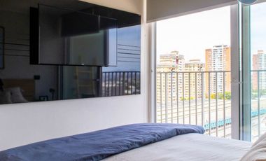 Arriendo Moderno Departamento, 2 dormitorios 1 baño, Ñuñoa.