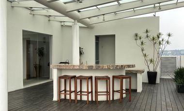Renta departamento con terraza en Avatar Lomas de Chapultepec