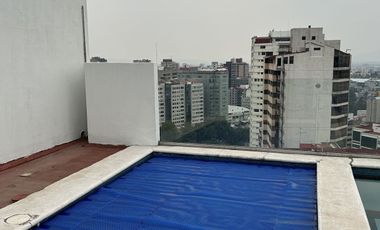 Renta departamento con terraza en Avatar Lomas de Chapultepec
