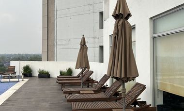 Renta departamento con terraza en Avatar Lomas de Chapultepec