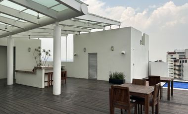 Renta departamento con terraza en Avatar Lomas de Chapultepec