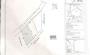 VENDO TERRENO EN VILLA NICOLÁS ROMERO, PROGRESO INDUSTRIAL, LA CONCEPCIÓN.
