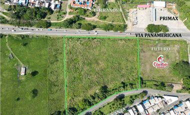 LOTE DESARROLLO COMERCIAL TIPO STRIP MALL O BODEGAS VIA PANAMERICANA
