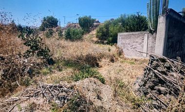 Buen terreno con servicios, semiplano y listo para construir
