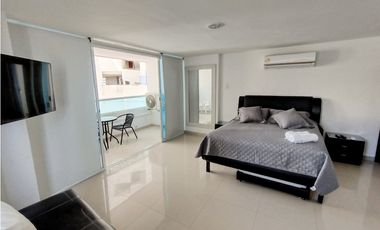 ESTUDIO EN PISO 5, TRES CARABELAS, LAGUITO, CARTAGENA.