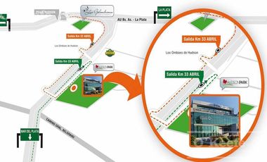 Oficina en alquiler - 52 m2 - Office Garden - Hudson