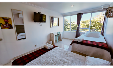 ALQUILER VACACIONAL SENCILLO APARTAMENTO, PISO 2, LAGUITO, CARTAGENA.
