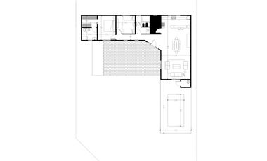 Casa Moderna de 2 dormitorios y pileta en Arroyo L