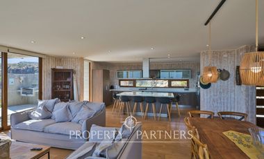Casa de Ensueño con Vista Despejada al Mar en Exclusivo Condominio Agua Dulce, Huentelauquén