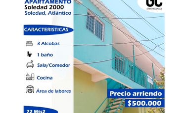 Se arrienda apartamento - Soledad 2000 - Soledad