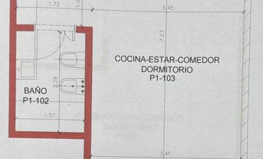 Departamento en  Saavedra