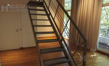 Loft en alquiler en Palermo en edificio con amenities