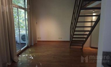 Loft en alquiler en Palermo en edificio con amenities
