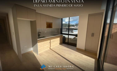 DEPARTAMENTO EN VENTA EN LA AV. PRIMERO DE MAYO