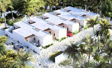 VILLAS EN VENTA CON 2 HABITACIONES Y ALBERCA EN EL PUERTO DE CHELEM, YUCATÁN.