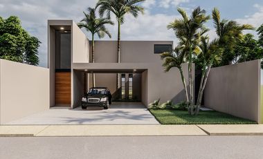 CASA VENTA MÉRIDA, MODELO TARO, ALBERCA, 4 HABITS, 696M2,CUMBRE III DZITYÁ