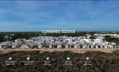 CASA VENTA MÉRIDA, MODELO TARO, ALBERCA, 4 HABITS, 696M2,CUMBRE III DZITYÁ