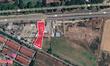 Terreno en  venta con construccion sobre la carretera mexico toluca