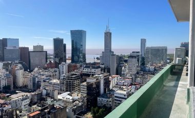 Alquiler monoambiente + cochera VISTA RIO piso 24