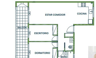 Depto 3 AMB , En Construccion, Caseros
