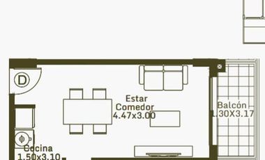 VENTA DE DEPARTAMENTO DOS AMBIENTES CASEROS CENTRO