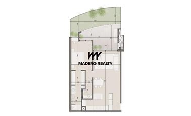 Venta de departamento 2 ambientes en Nordelta