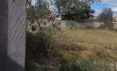 TERRENO PLANO EN VENTA HUACHI LA JOYA AMBATO