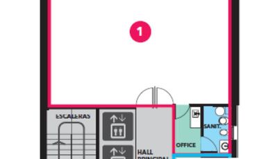 VENTA OFICINA EN SEMIPISO A ESTRENAR EN ZONA CENTRO
