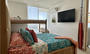 Venta Apartamento con permiso turistico en Playa Salguero, Santa Marta