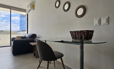 DEPARTAMENTO AMUEBLADO EN TEMOZON NORTE CON AMENIDADES.