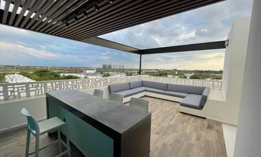 DEPARTAMENTO AMUEBLADO EN TEMOZON NORTE CON AMENIDADES.