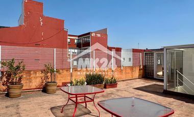 Magnífico Pent-house amueblado con roof garden en la Colonia Del Valle Sur