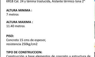 RENTA DE BODEGA INDUSTRIAL EN GUADALUPE