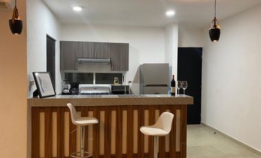 Departamento amueblado en venta Resd. Liverté Cancún