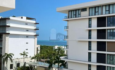 DEPARTAMENTO NUEVO EN RENTA EN PUERTO CANCUN 2 RECAMARAS VISTA MARINA