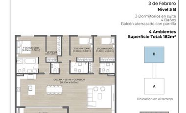 IMPERDIBLE 4 AMBIENTES BALCON ATERRAZADO AMENITIES