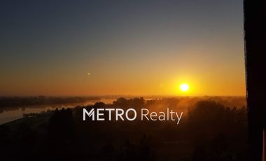 Departamento de 3 ambientes  en venta con vista al Lago Central y balcon aterrazado