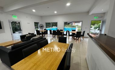 Departamento de 3 ambientes  en venta con vista al Lago Central y balcon aterrazado